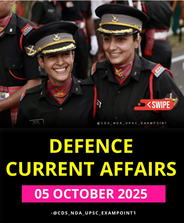 05 OCTOBER 2025 IMPORTANT CURRENT AFFAIRS